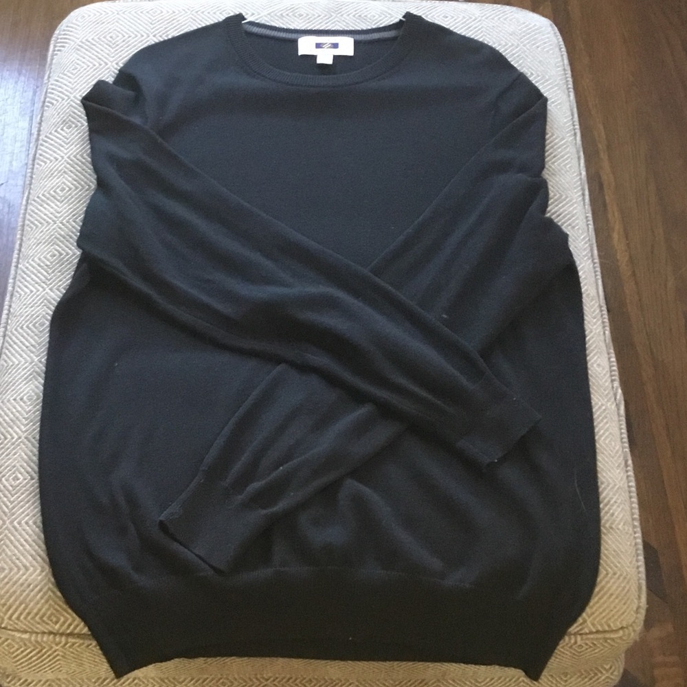 Joseph Abboud Black Crewneck Sweater